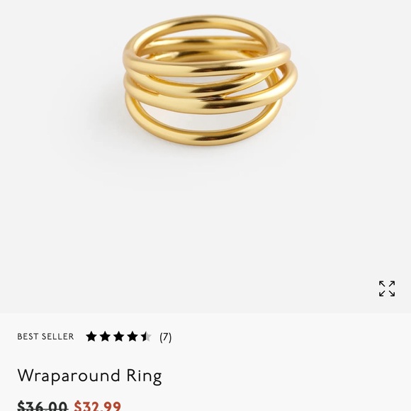 Madewell Gold Ring Collection | Bundle Deal - Picture 3 of 6